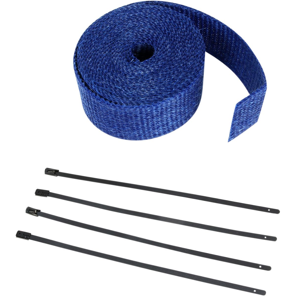 H/D CYCLE EXHAUST PIPE WRAP BLUE