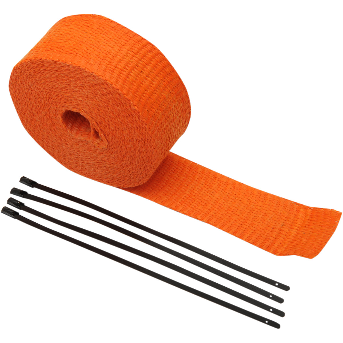 H/D CYCLE EXHAUST PIPE WRAP ORANGE