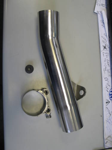 HONDA CBR600 FH-FL 87-90 EXHAUST TO SILENCER LINK PIPE 50.8mm (2")