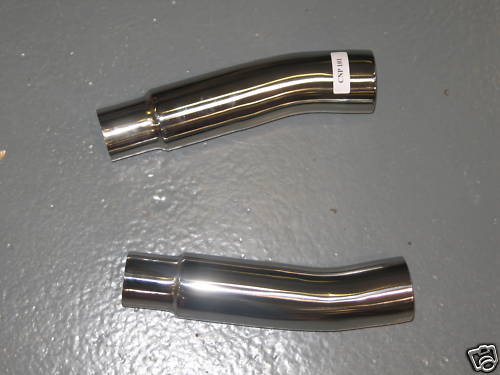 DUCATI M1000 MONSTER 2004-2006 EXHAUST LINK PIPES 50.8MM (2") (PAIR)