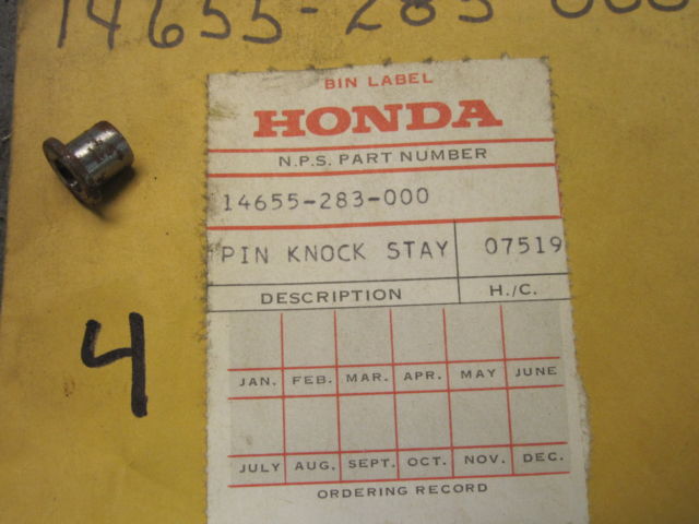 Honda Cb450 Cl450 Cb500t Roller Stay Knock Pin 14655-283-000
