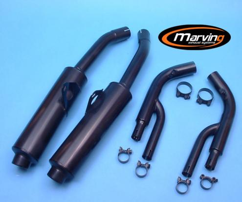 Suzuki GSX-R750  1988- Silencers - Original Style - Black 