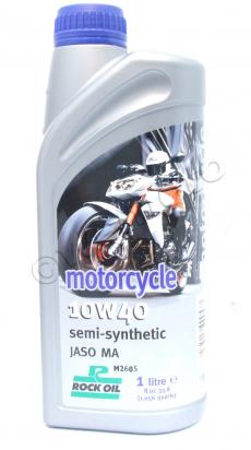 Rock Oil Motorcycle 10W40 Semi Synthetic Oil 1 Litre