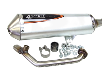 Tecnigas 4 Scoot Exhaust for Honda Scooters