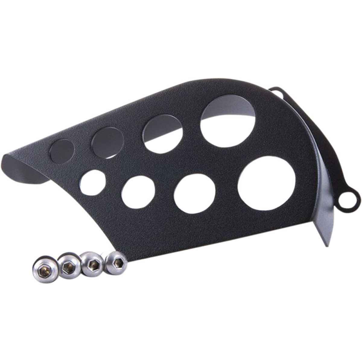 TRIUMPH FRONT SPROCKET COVER STAINLESS STEEL BLACK