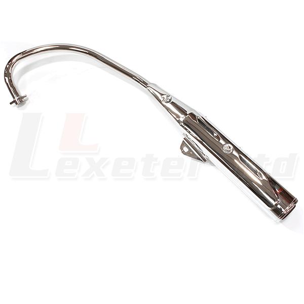 125cc Motorcycle Exhaust System for Lexmoto Street DFE125-8A Chrome