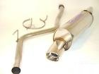 NEW ALFA 156 (UPTO MAY-02) STAINLESS STEEL EXHAUST SYSTEM WITH 90mm SLASH CUT END 