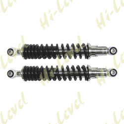 SHOCKS 330MM PIN+PIN UP TO175CC WITH ALL CHROME (PAIR)