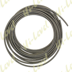 STAINLESS BRAIDED BRAKE HOSE WITH CLEAR COVERING (10 METERS)