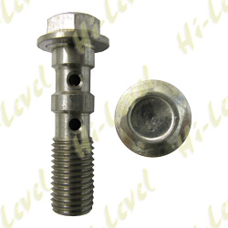 BANJO BOLT 10MM x 1.25MM TWIN STAINLESS WITH HEX BOLT