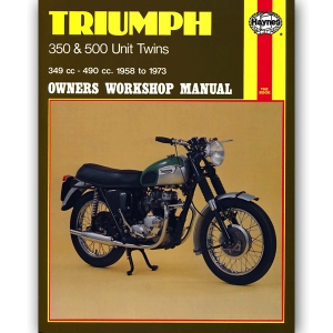 TRIUMPH 350, TRIUMPH 500 UNIT TWINS 1958-1973 WORKSHOP MANUAL 