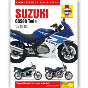 SUZUKI GS500 TWIN 1989-2008 WORKSHOP MANUAL
