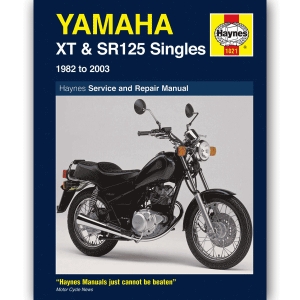 YAMAHA XT125, YAMAHA SR125 1982-2003 WORKSHOP MANUAL