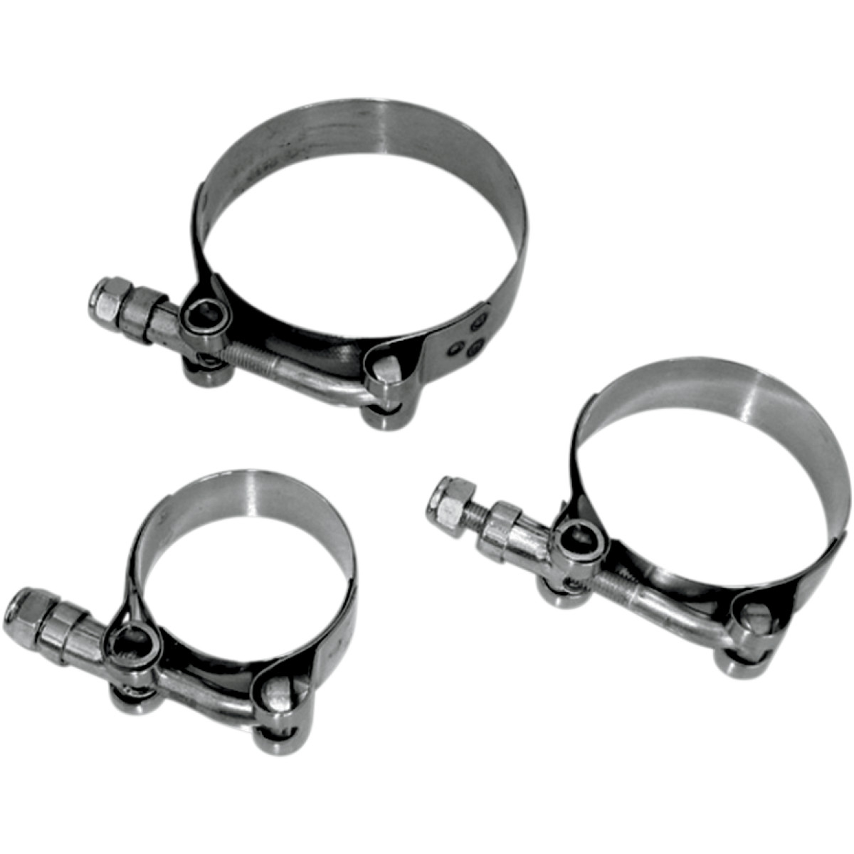 HARLEY DAVIDSON EXHAUST PIPE CLAMPS 2,56" - 2,87"