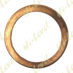 EXHAUST GASKET FLAT COPPER OD 42mm, ID 32mm, THICKNESS 4mm