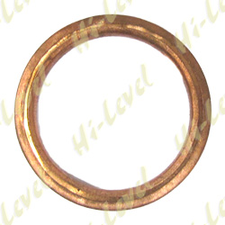 EXHAUST GASKET FLAT COPPER OD 43mm, ID 33mm, THICKNESS 4mm