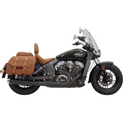 INDIAN SCOUT 69 ABS, INDIAN SCOUT 60 ABS SIXTY 2015-2016 EXHAUST SYSTEM ROAD RAGE 2-INTO-1 WITH LONG CHANGE MEGAPHONE MUFFLER BLACK