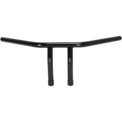 EMGO HANDLEBAR 1" T-BAR BLACK WITH 6" END RISE DIMPLED