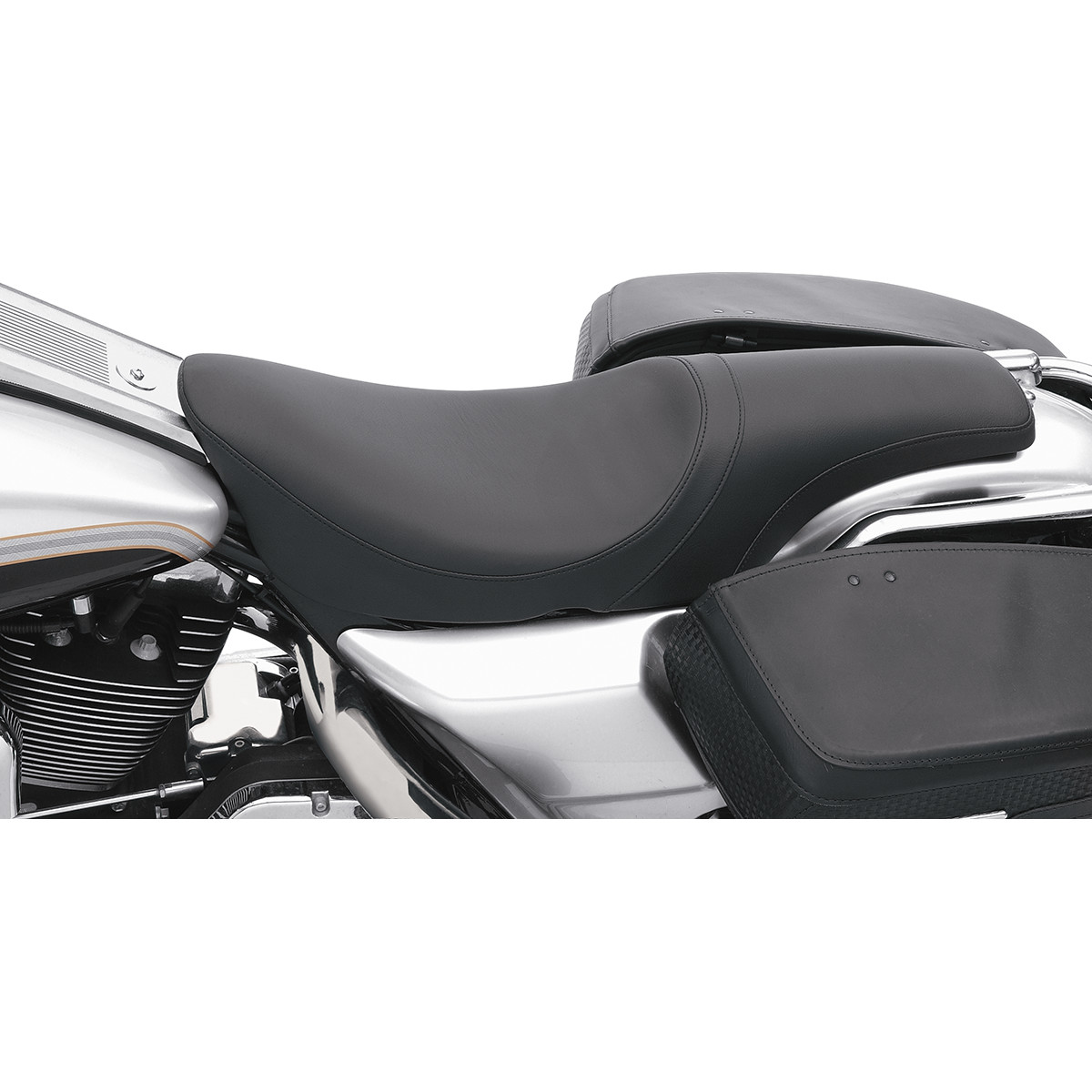 HARLEY DAVIDSON SEAT PREDATOR SMOOTH BLACK 