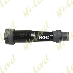 SPARK PLUG CAP SD05F NGK WITH BLACK BODY FITS THREADED TERMINAL