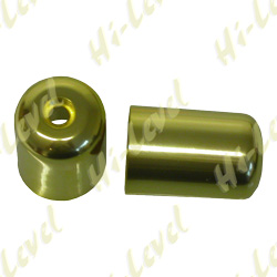 SUZUKI GS500E, SUZUKI GSX750F, SUZUKI RF900R, SUZUKI GSXR1100 BAR END COVER GOLD