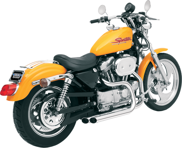 Harley Davidson XL883, XLH883, XL1200, XLH1200 BASSANI Prostreet Exhaust System 2-2 (See Fitment List)