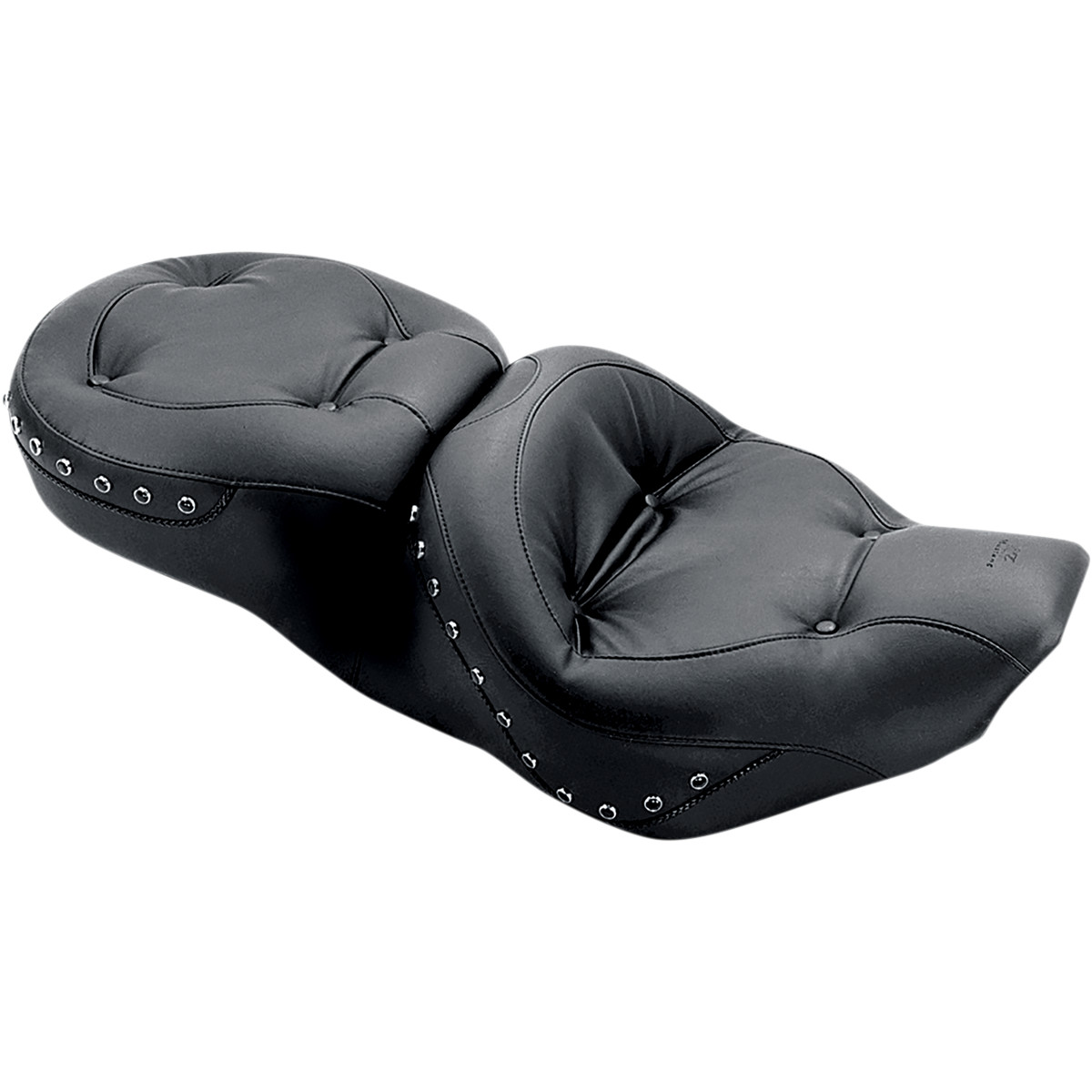 HARLEY DAVIDSON FLHR SEAT REGAL ONE-PIECE ULTRA TOURING 2-UP PILLOW TOP WITH BLACK STUBS