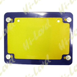 NUMBER PLATE SURROUND 6 DIGIT BLUE