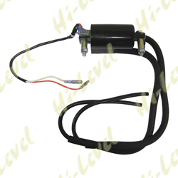 IGNITION COIL 6V POINTS TWIN LEAD 2 WIRES (90MM)