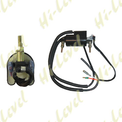 IGNITION COIL 12V POINTS TWIN LEAD 2 WIRES (90MM)