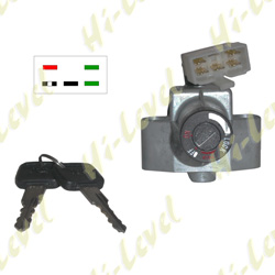 HONDA SH50, SH70 1992-1995 (5 WIRES) IGNITION SWITCH