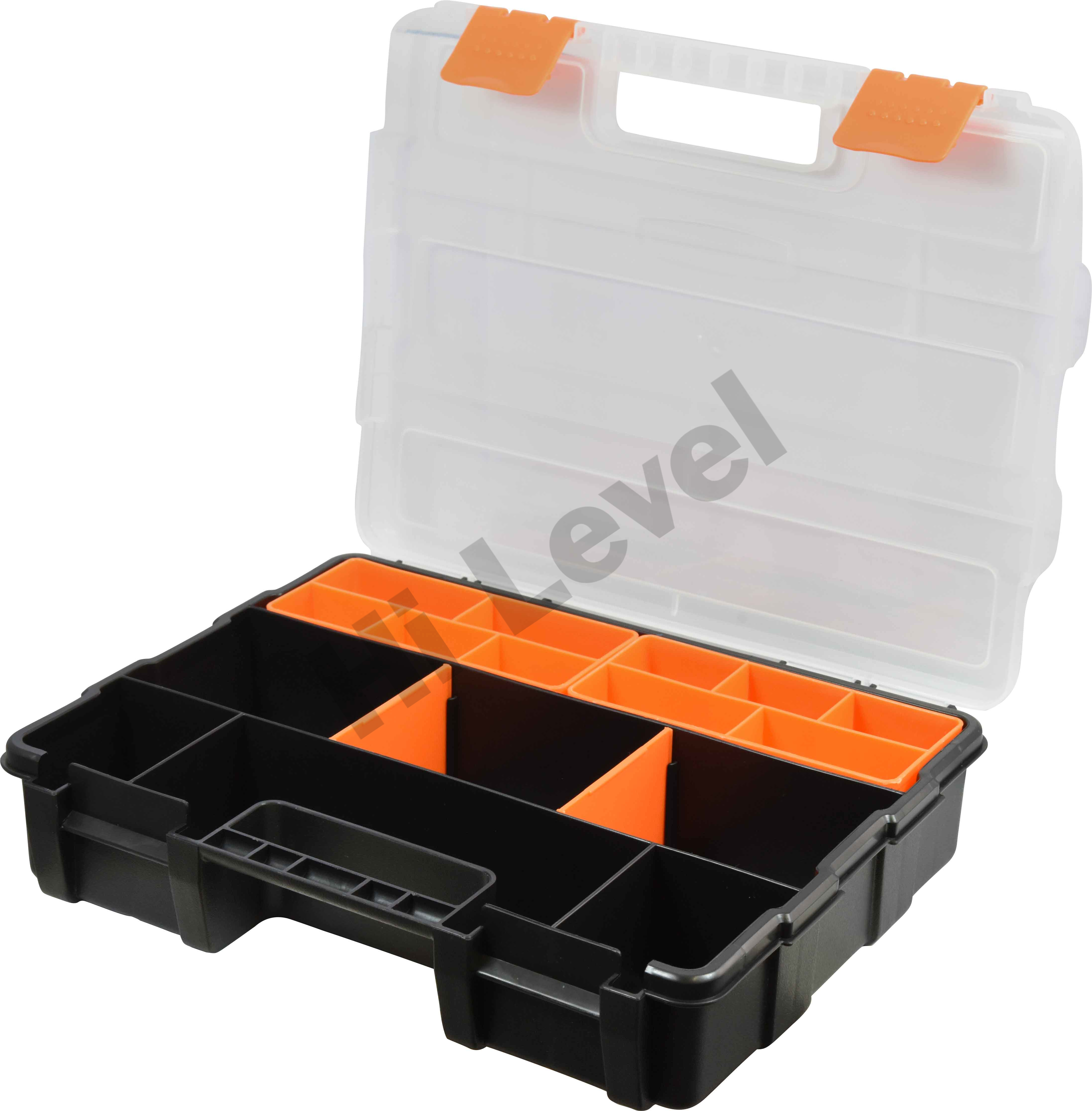 PLASTIC CONTAINER, TRAY 28 COMPARTMENTS 340MM x 250MM