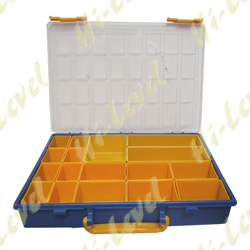 PLASTIC CONTAINER, TRAY 17 COMPARTMENTS 340MM x 250MM