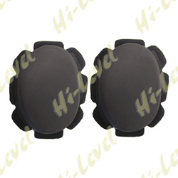 KNEE SLIDERS BLACK WITH SUEDE AND VELCRO BACKING