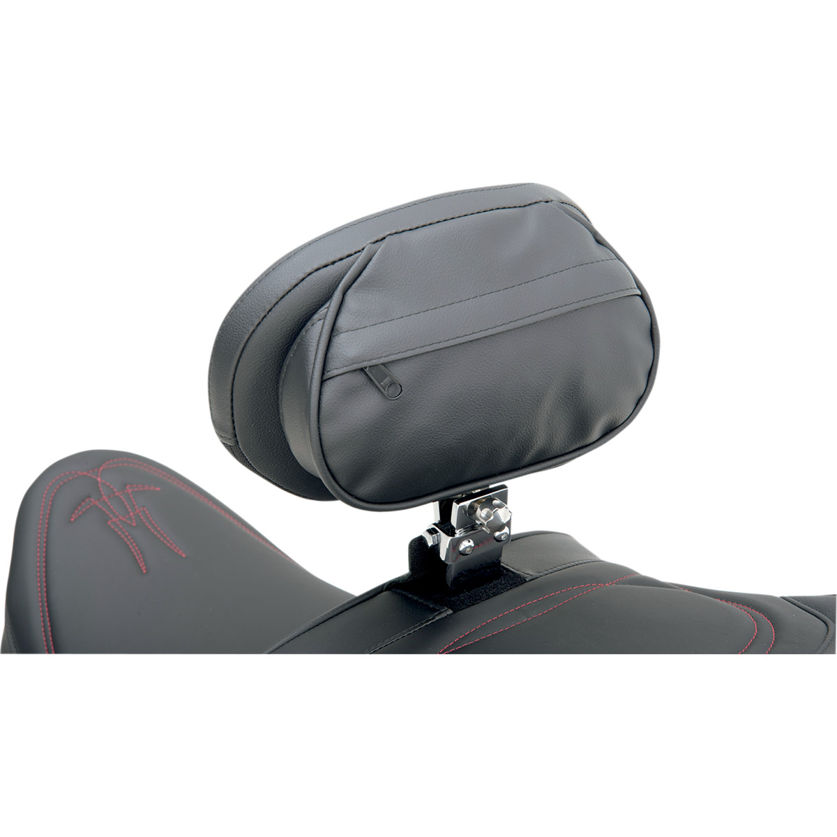 HARLEY DAVIDSON BACKREST CONVERTIBLE EZ GLIDE I DRIVER SMOOTH WITH POUCH AND RAIN COVER VINYL BLACK