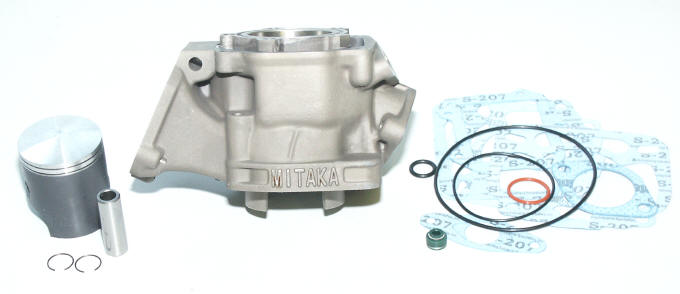 Cagiva Mito 1999on- Domed crown, 2 rings PISTON TYPE CYLINDER KIT ASSY