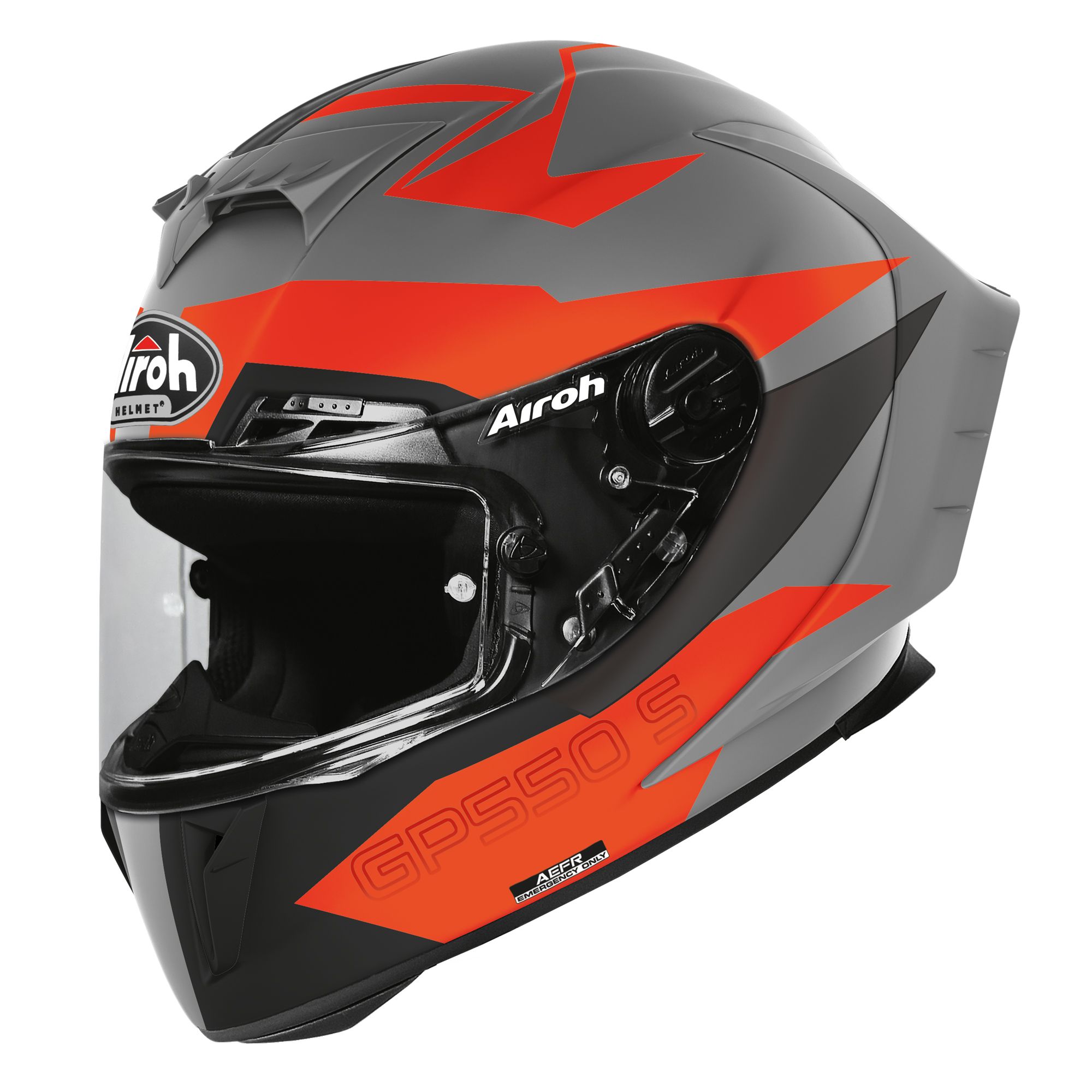  Airoh GP550S Full Face Helmet - Vektor Orange Matt (SIZES XS to XL)