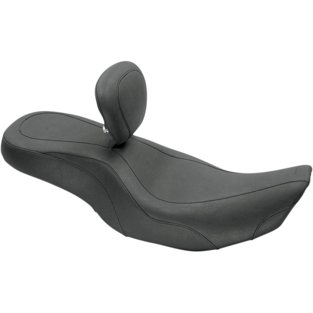 HARLEY DAVIDSON FLHR SEAT ONE-PIECE WIDE TRIPPER™ 2-UP SPECIAL PLAIN WITH DRIVER BACKREST