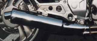 Honda NT400 Bross (88-90) PREDATOR ROAD WITH R/BAFFLE SILENCER IN S/STEEL