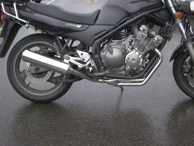 YAMAHA XJ400S, XJ400L, DIVERSION PREDATOR SILENCERS (PAIR) ROAD WITH R/BAFFLE IN S/STEEL
