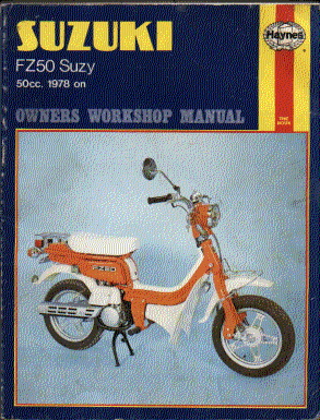 SUZUKI FZ50 WORKSHOP MANUAL