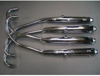HONDA CB750K2, CB750K3, CB750K4, CB750K5, CB750K6 (1972-76) COMPLETE REPLICA EXHAUST SYSTEM