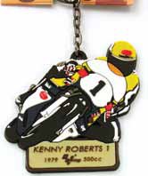 Legends, Kenny Roberts #1 MOTOGP KEY RING 