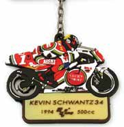 Legends, Kevin Schwantz #34 MOTOGP KEY RING 