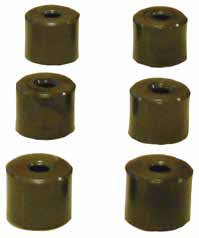 SCOOTER VARIATOR ROLLERS 19mm X 15.5mm 4.5g UNIVERSAL SET OF SIX