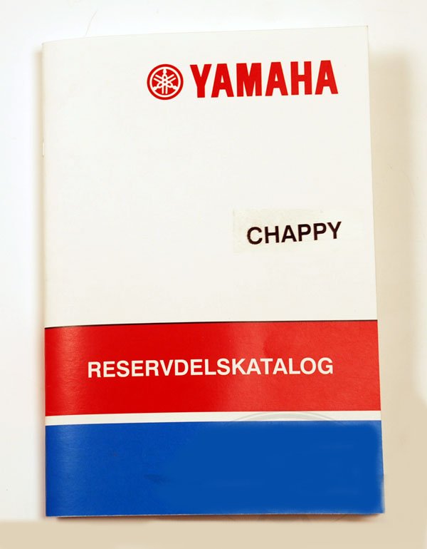 YAMAHA CHAPPY 50 PARTS LIST BOOK