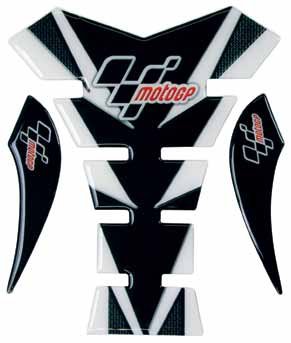MOTO GP TANK PROTECTOR SPINE STYLE IN  BLACK & CARBON 