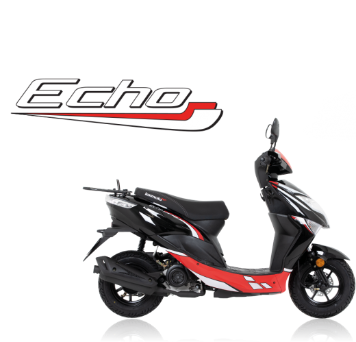 Lexmoto Echo 50 Euro 5 in Red & Black or Blue & Gray (Finance Available)