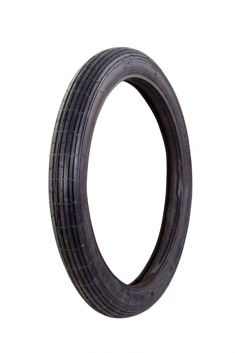 250 X 18 RIBBED Tubed Type Tyre 860 Tread Pattern (front fitment) 