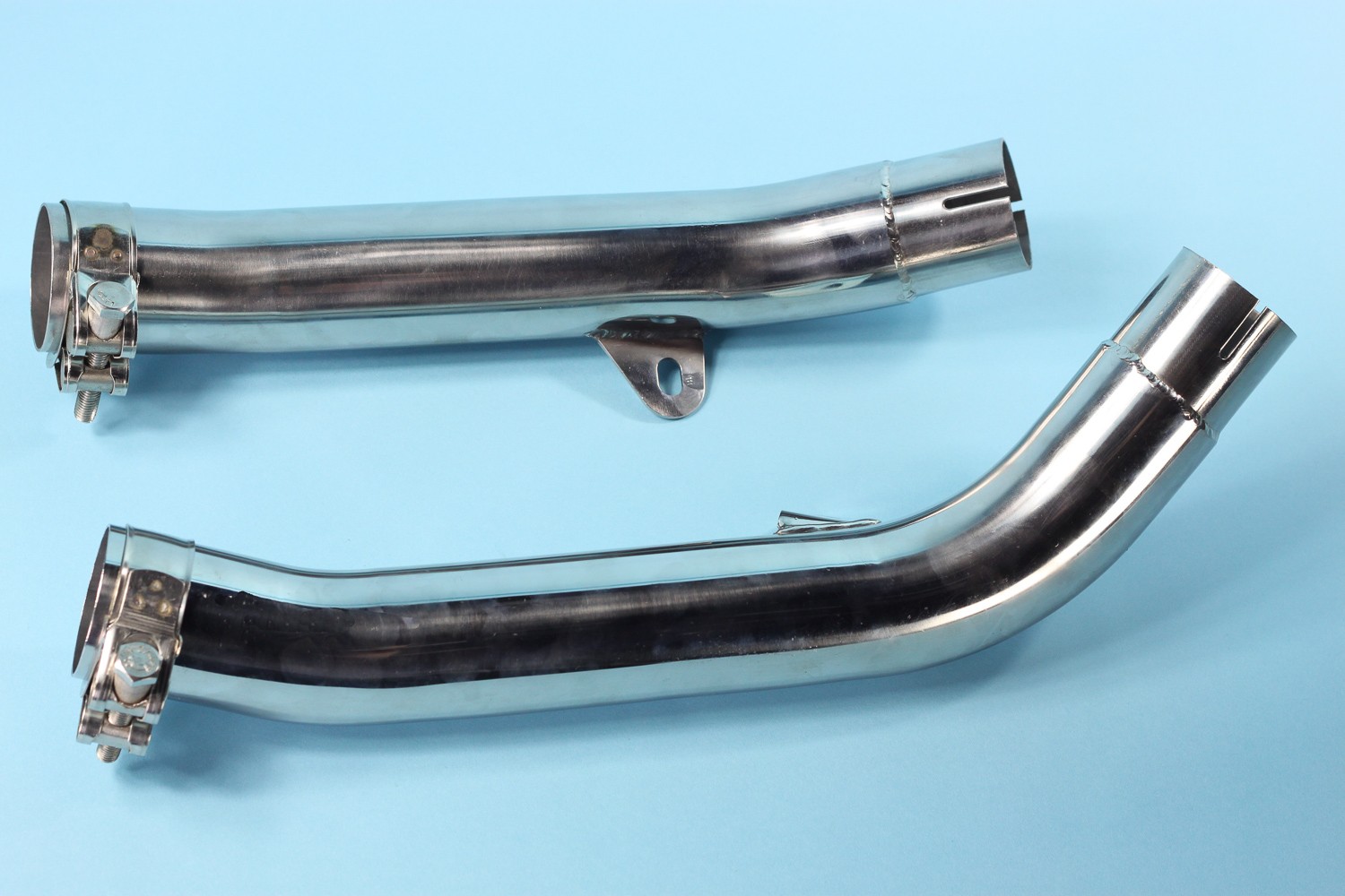 Honda VTR1000 SP2 (RC52, 02-04) PREDATOR Exhaust Link Pipes pair 50.8mm OUTLET